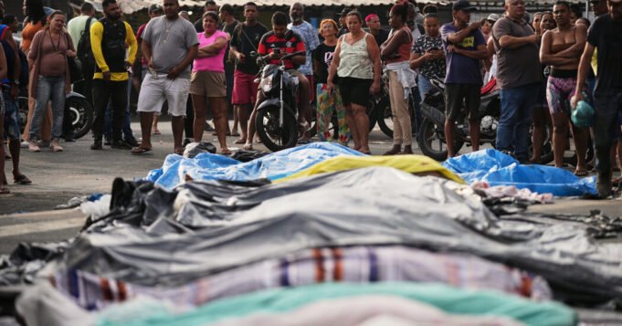 Έφοδος της αστυνομίας στο Ρίο ντε Τζανέιρο άφησε πάνω από Έφοδος της αστυνομίας στο Ρίο ντε Τζανέιρο άφησε πάνω από 130 νεκρούς
| presscode.gr