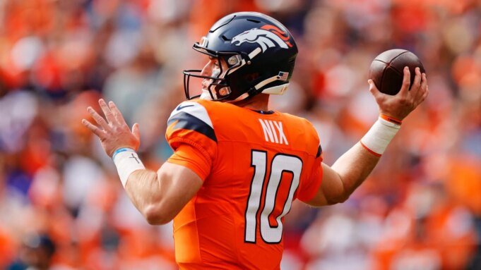 Broncos vs. Raiders SGP: Επιλογές, στοιχήματα, σκηνικά ίδιου παιχνιδιού «Thursday Broncos vs. Raiders SGP: Επιλογές, στοιχήματα, σκηνικά ίδιου παιχνιδιού «Thursday Night Football» από το SportsLine AI Model
| presscode.gr