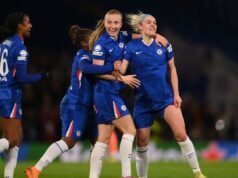 Η Τσέλσι κάνει δήλωση προθέσεων στο UWCL καθώς η τέλεια πορεία της Μπαρτσελόνα φτάνει στο τέλος της
| presscode.gr Η Τσέλσι κάνει δήλωση προθέσεων στο UWCL καθώς η τέλεια πορεία της Μπαρτσελόνα φτάνει στο τέλος της
| presscode.gr