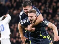 Θα κρατήσει η τύχη της Σκωτίας για τη μεγαλύτερη δοκιμασία του ονείρου του Μουντιάλ;
| presscode.gr Θα κρατήσει η τύχη της Σκωτίας για τη μεγαλύτερη δοκιμασία του ονείρου του Μουντιάλ;
| presscode.gr