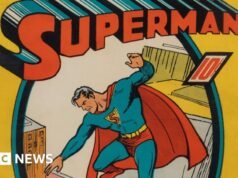 Το αντίγραφο του Σούπερμαν που βρέθηκε στη σοφίτα της μαμάς είναι το πιο πολύτιμο κόμικ που έγινε ποτέ με 9,12 εκατομμύρια δολάρια
| presscode.gr Το αντίγραφο του Σούπερμαν που βρέθηκε στη σοφίτα της μαμάς είναι το πιο πολύτιμο κόμικ που έγινε ποτέ με 9,12 εκατομμύρια δολάρια
| presscode.gr