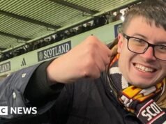 Ο superfan της Σκωτίας κάνει κράτηση για 22 ξενοδοχεία πριν από την κλήρωση του Παγκοσμίου Κυπέλλου
| presscode.gr Ο superfan της Σκωτίας κάνει κράτηση για 22 ξενοδοχεία πριν από την κλήρωση του Παγκοσμίου Κυπέλλου
| presscode.gr